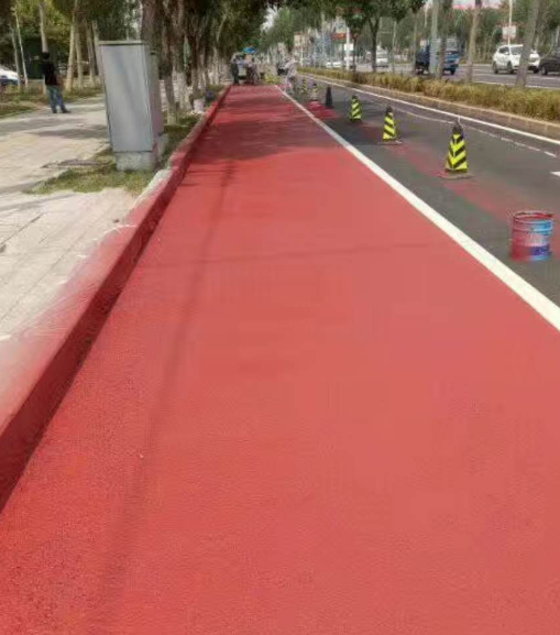哈密彩色路面喷涂施工要点