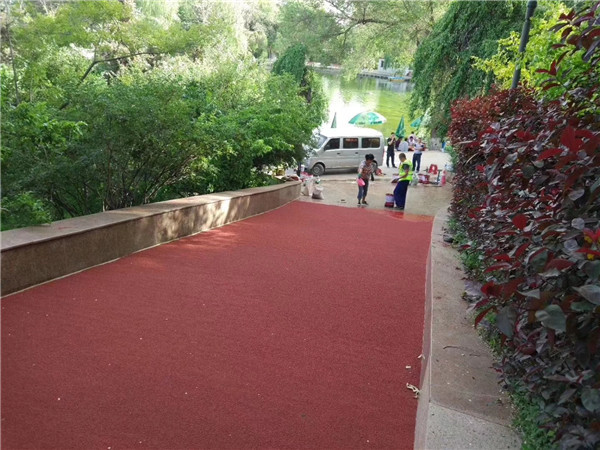 哈密彩色路面施工